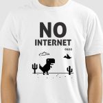 Camiseta DinoChrome No Internet