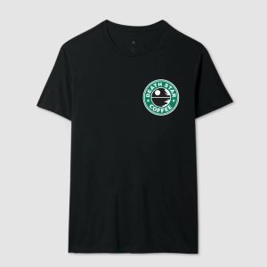 Alternative view of Camiseta Death Star Coffee