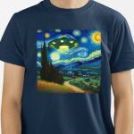 Camiseta O Ovni de Van Gogh