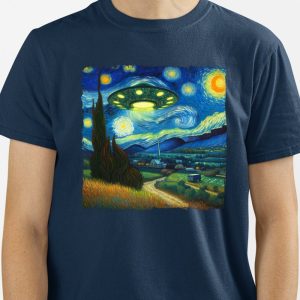 Camiseta O Ovni de Van Gogh