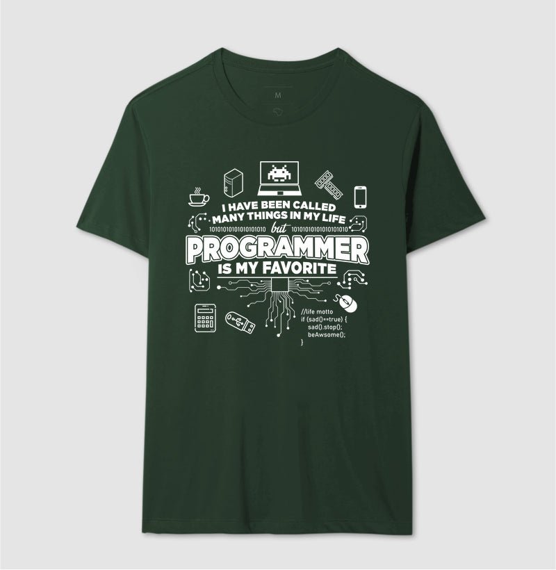 Camiseta Programar é o meu favorito 4 Camiseta Programar é o meu favorito - Imagem 4