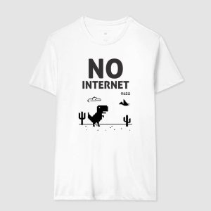Alternative view of Camiseta DinoChrome No Internet