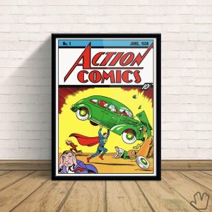 Quadro Superman Action Comics nº 01