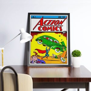 Alternative view of Quadro Superman Action Comics nº 01
