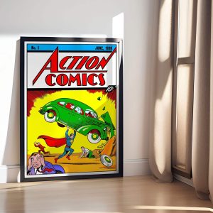 Quadro Superman Action Comics nº 01 11 ActionComics01 LojaNerd03 scaled 1