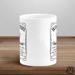 Alternative view of Caneca Supernatural Winchesters