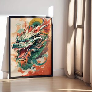 Quadro Dragão - Dragões 11 Dragao lojaNErd03 scaled 1