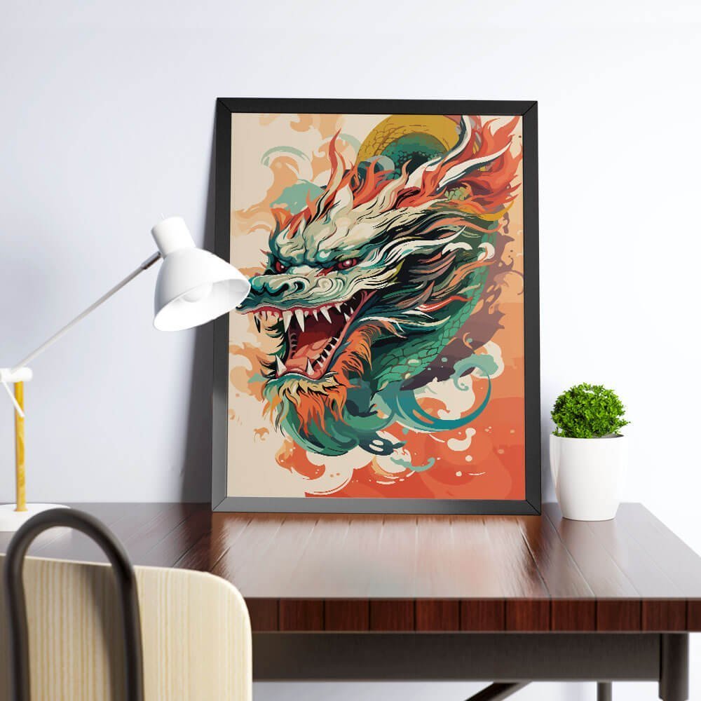 Quadro Dragão - Dragões 2 Quadro Dragão - Dragões - Imagem 2