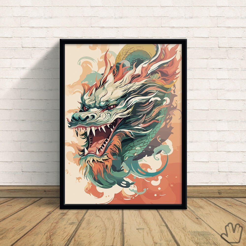 Quadro Dragão - Dragões 1 Quadro Dragão - Dragões