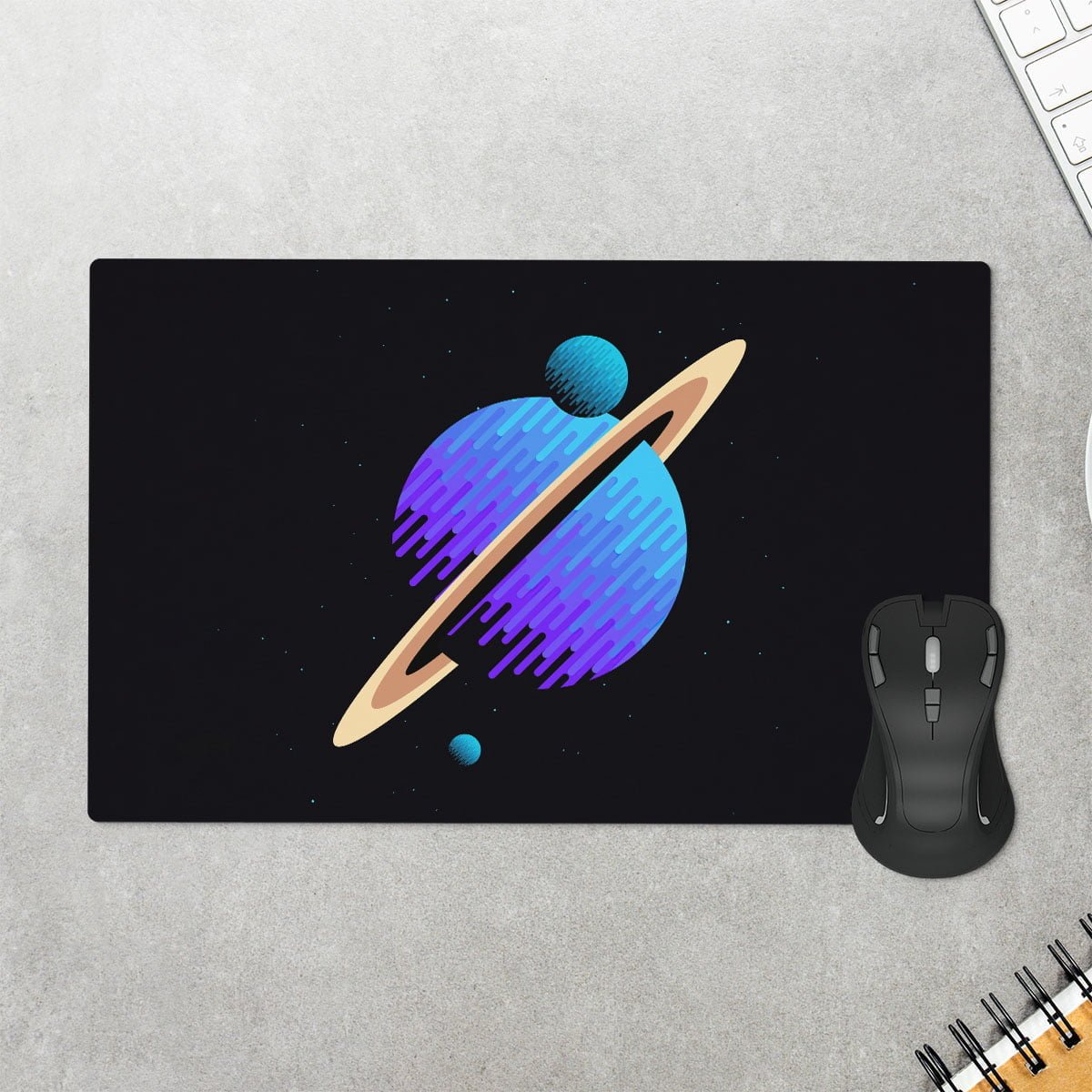 Mouse Pad Geek Saturno 35 x 25 cm 1 Mouse Pad Geek Saturno 35 x 25 cm