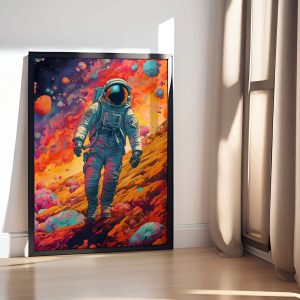 Quadro LojaNerd Astronauta Color1 scaled 1
