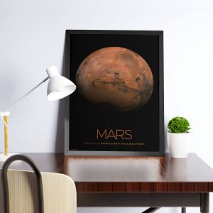 Alternative view of Quadro Planeta Marte - Nasa