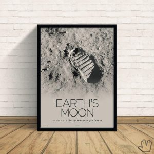 Quadro Pegadas Na Lua - Nasa