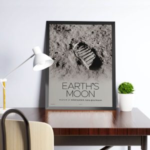 Alternative view of Quadro Pegadas Na Lua - Nasa