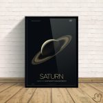 Quadro Planeta Saturno- Nasa
