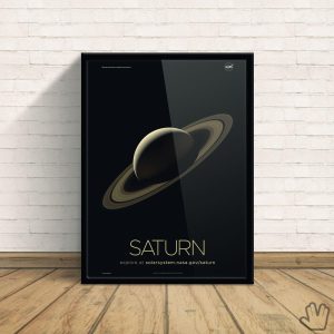 Quadro Planeta Saturno- Nasa