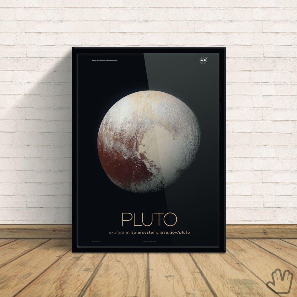 Quadro Planeta Plutão- Nasa 1 Quadro Planeta Plutão- Nasa