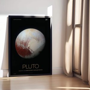 Quadro Planeta Plutão- Nasa 11 Quadro LojaNerd Plutao1 scaled 1