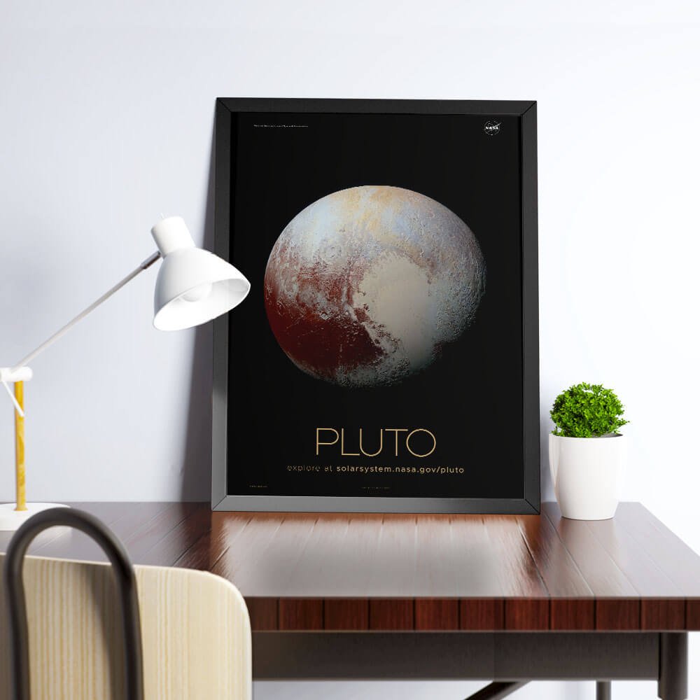 Quadro Planeta Plutão- Nasa 2 Quadro Planeta Plutão- Nasa - Imagem 2