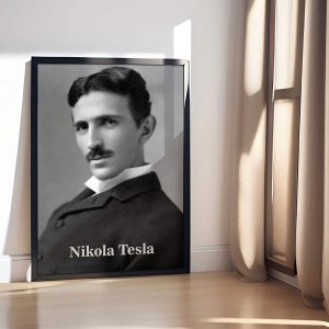 Quadro Nikola Tesla Loja Nerd1 scaled 1