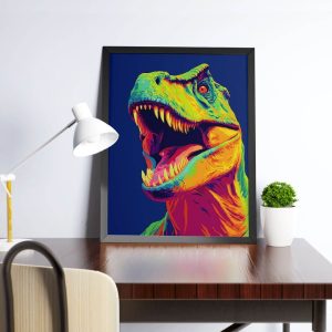 Anti Herói - A única regra: não há regras. 26 Alternative view of Quadro Tiranossauro Rex