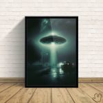 Quadro UFO - Objeto Voador Não Identificado