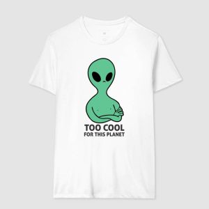 Alternative view of Camiseta Too Cool This Planet