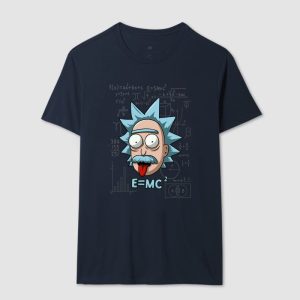 Camiseta E=mc² Einstein Rick 8 b034e74658ffdf14ffee91e227feb6e8