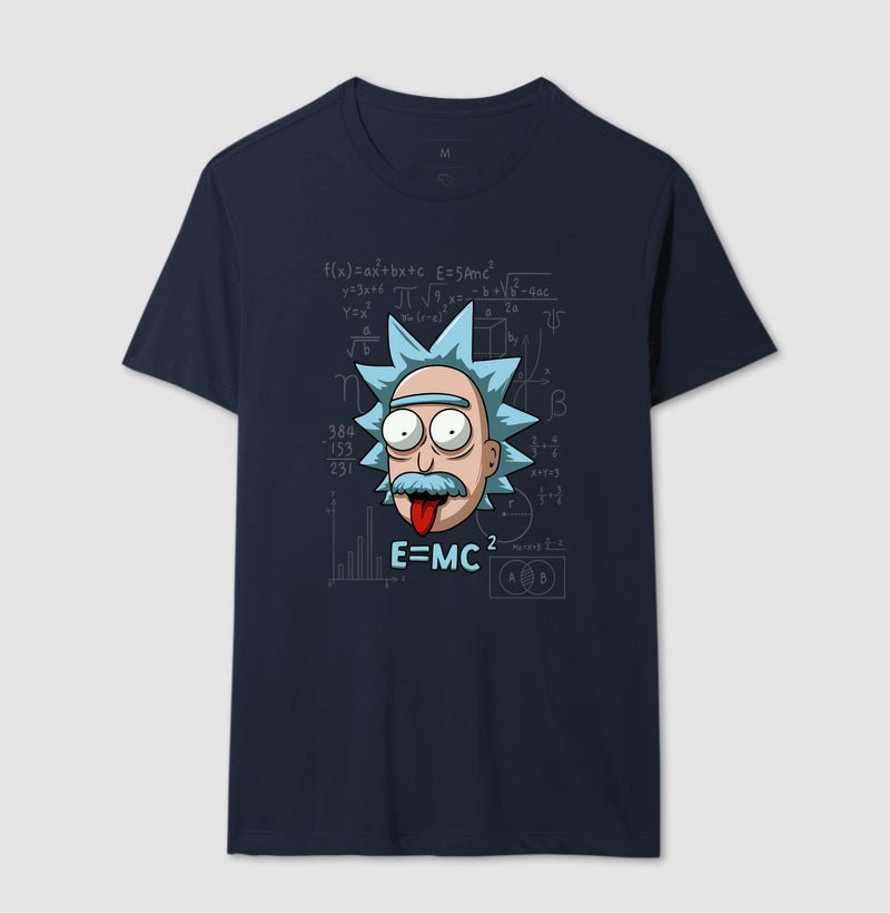 Camiseta E=mc² Einstein Rick 4 Camiseta E=mc² Einstein Rick - Imagem 4