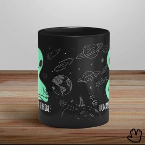 Alternative view of Caneca Alien Humans Are Terrible
