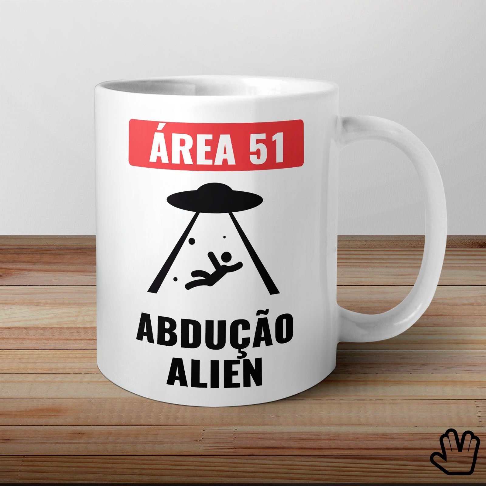 Caneca Alien Área 51 1 Caneca Alien Área 51
