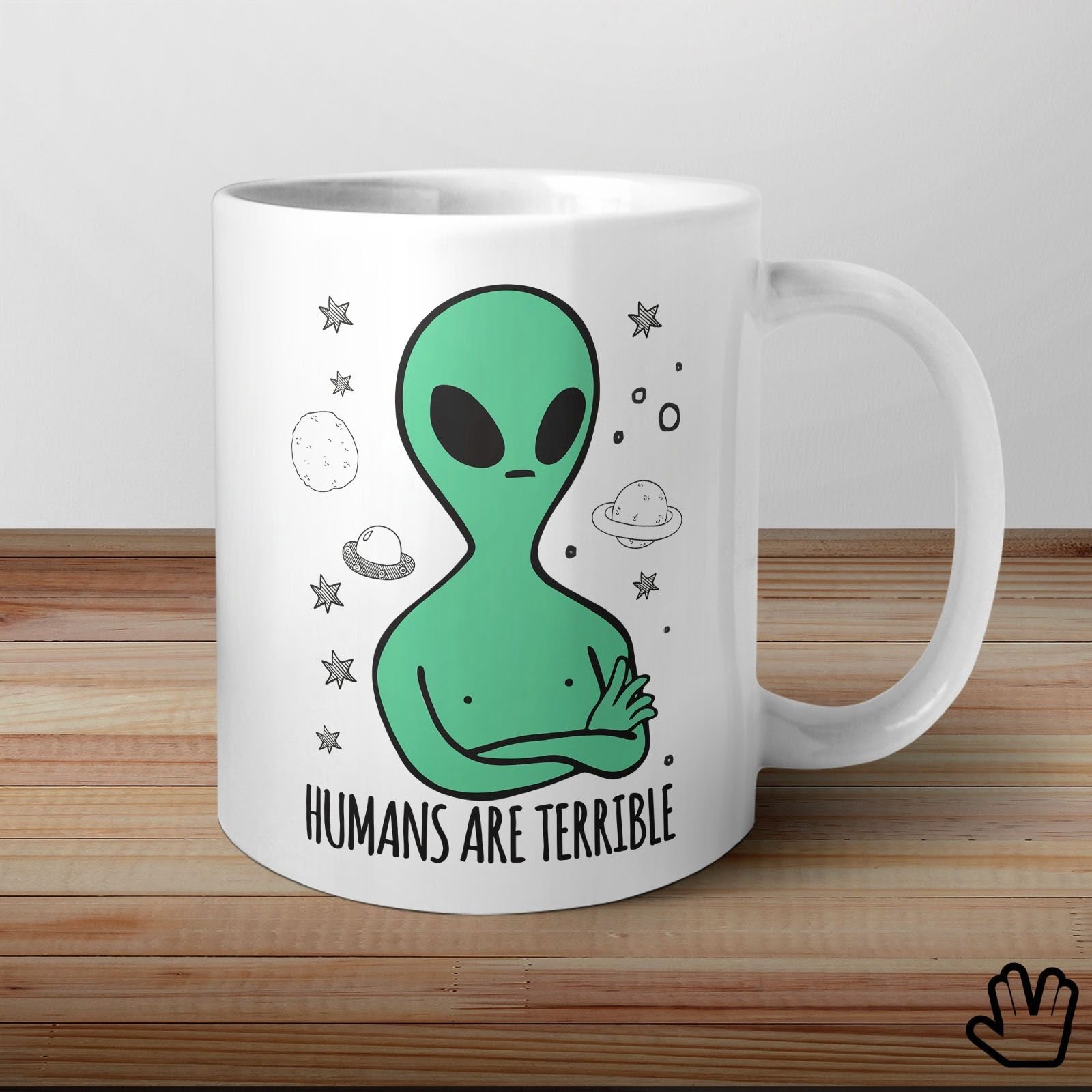 Caneca Alien Humans Are Terrible 1 Caneca Alien Humans Are Terrible