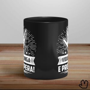 Alternative view of Caneca Star Trek Vida Longa e Próspera