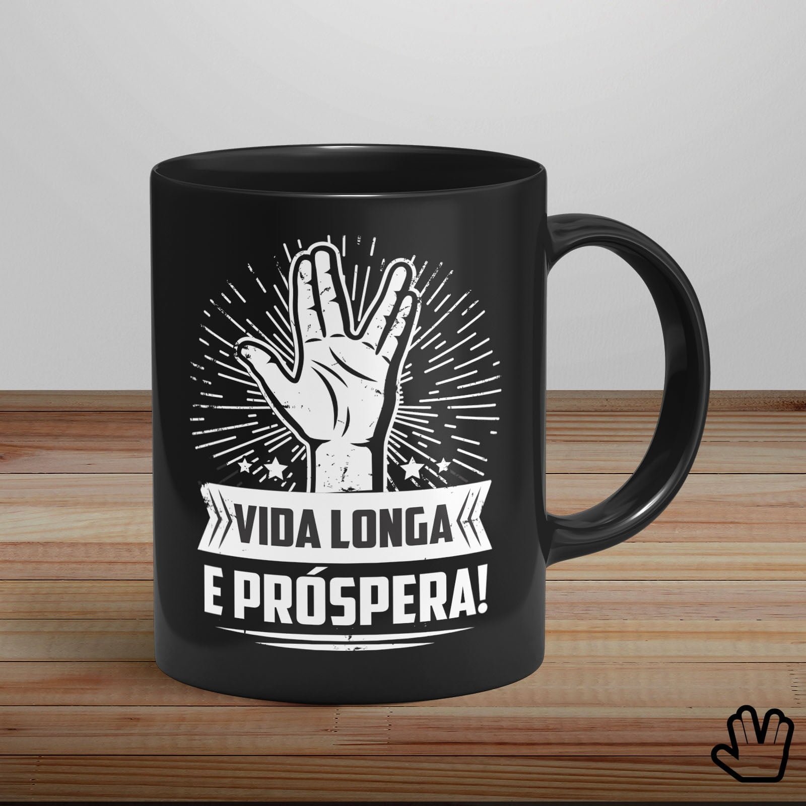 Caneca Star Trek Vida Longa e Próspera 3 Caneca Star Trek Vida Longa e Próspera - Imagem 3