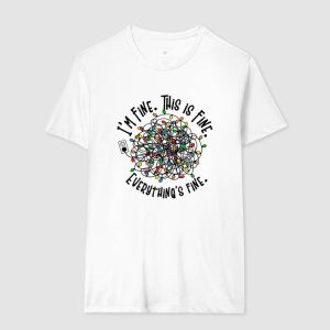 Anti Herói - A única regra: não há regras. 8 Alternative view of Camiseta I'M FINE, THIS IS FINE. EVERYTHING'S FINE.