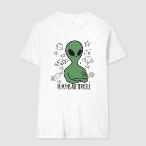Alternative view of Camiseta Humans Are Terrible