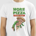 Camiseta More Pizza no More Brain