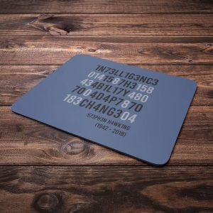 Mouse Pad Stephen Hawking Intelligence