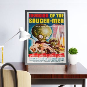 Anti Herói - A única regra: não há regras. 28 Alternative view of Quadro Alien Invasion Of The SaucerMen 1957