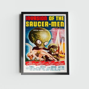 Quadro Alien Invasion Of The SaucerMen 1957