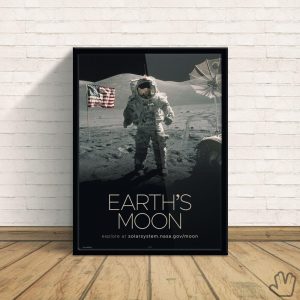 Quadro Astronauta Na Lua - Nasa