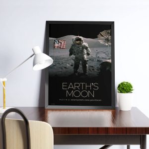 Anti Herói - A única regra: não há regras. 42 Alternative view of Quadro Astronauta Na Lua - Nasa