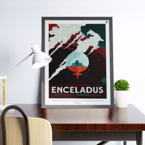 Anti Herói - A única regra: não há regras. 44 Alternative view of Quadro Enceladus Nasa