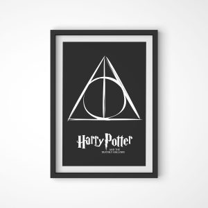 quadro harry potter e as reliquias loja nerd 04