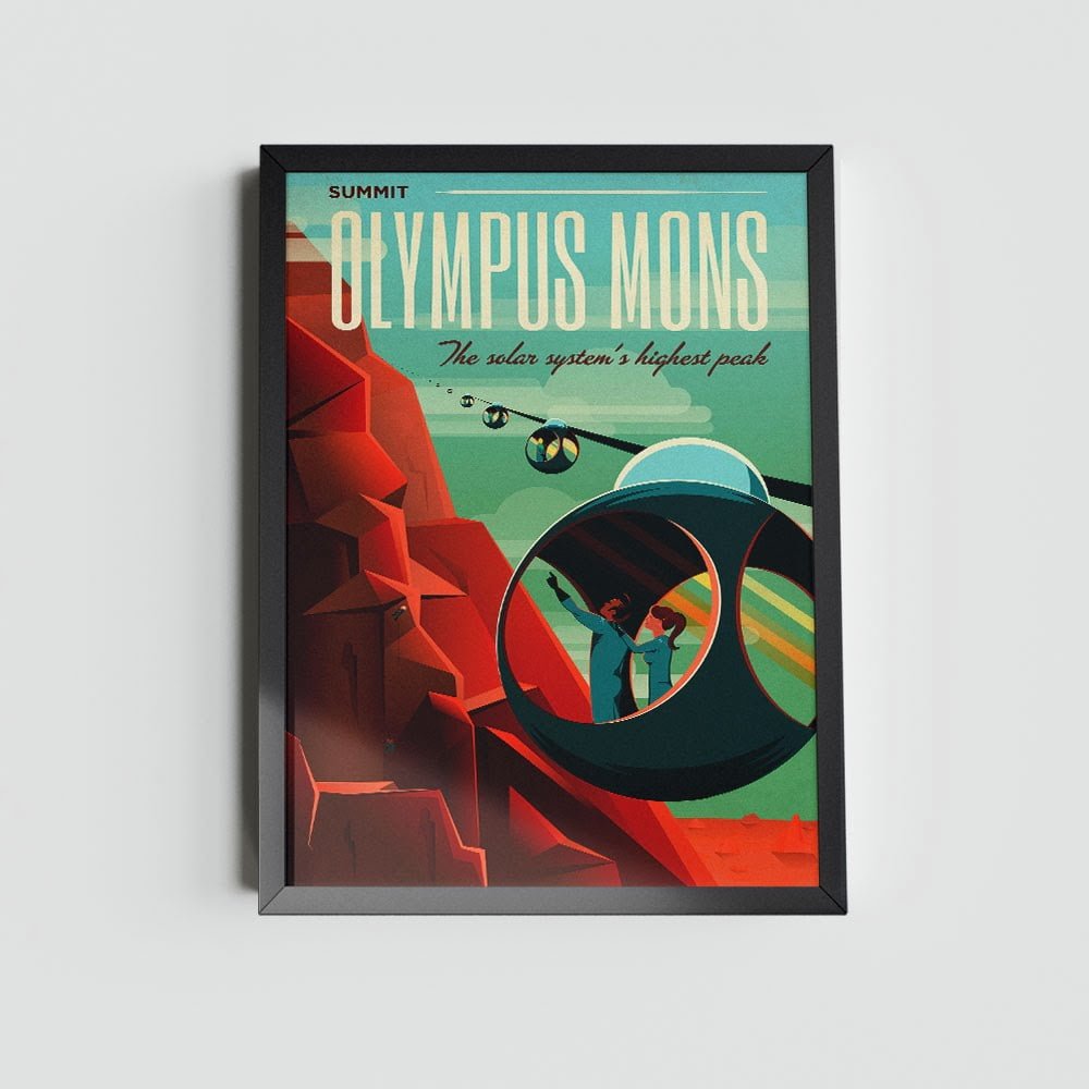 Quadro Monte Olimpo Nasa 1 Quadro Monte Olimpo Nasa