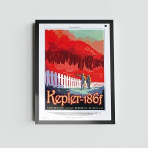 Quadro Kepler 186F - Nasa