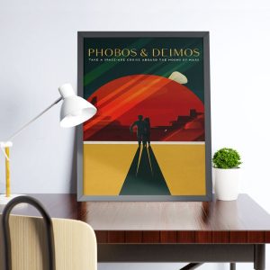 Alternative view of Quadro Phobos e Deimos - Nasa