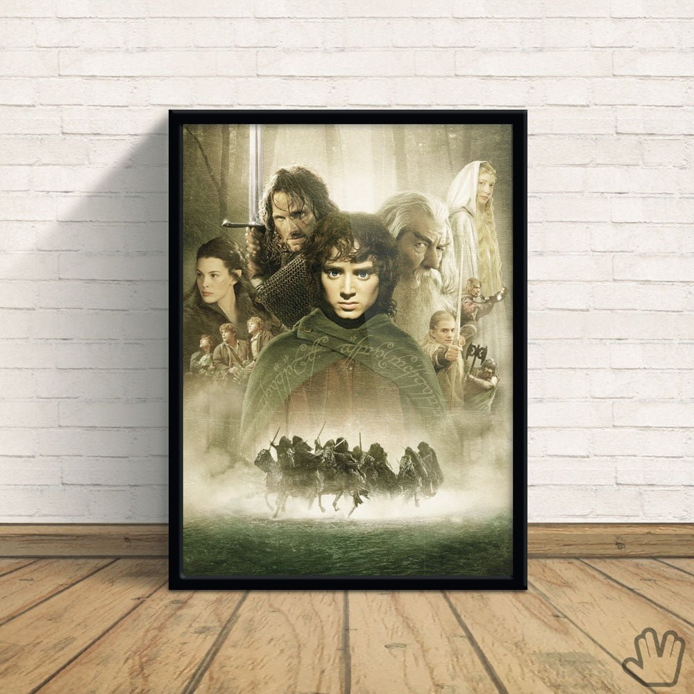 Quadro O Senhor Dos Anéis - A Sociedade Do Anel 1 Quadro O Senhor Dos Anéis - A Sociedade Do Anel