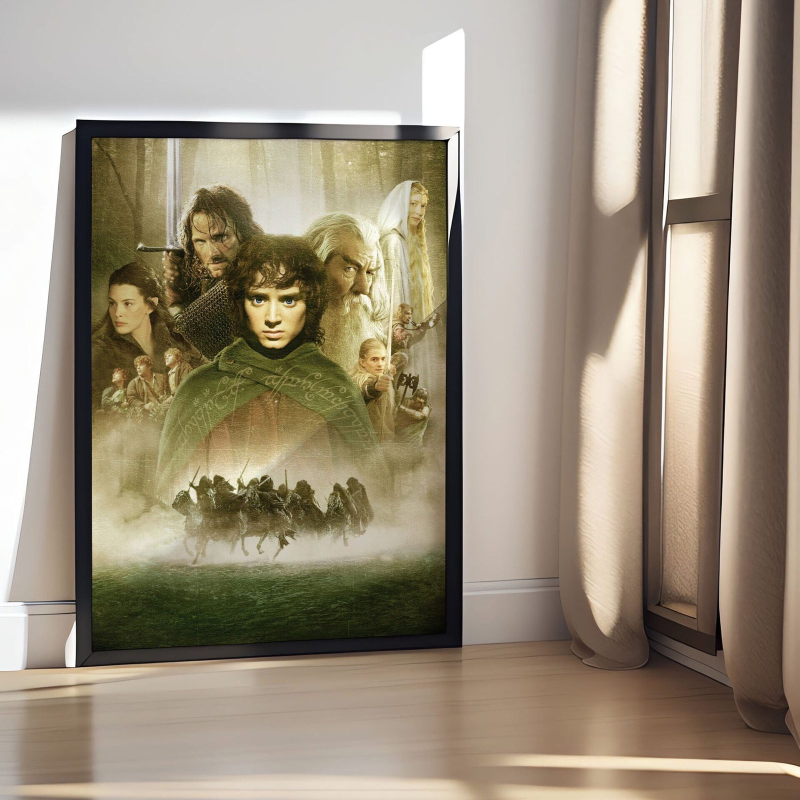 Quadro O Senhor Dos Anéis - A Sociedade Do Anel 3 Quadro O Senhor Dos Anéis - A Sociedade Do Anel - Imagem 3