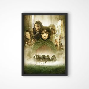 Quadro O Senhor Dos Anéis - A Sociedade Do Anel 12 quadro sociedade do anel loja nerd 04